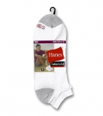 Hanes 3-Pack Cushion No Show Sock